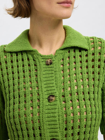 Ellen Knit Collar Cardigan - Spindle Tree